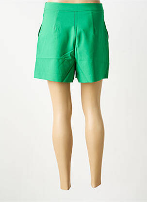 Short coupe droite vert LOLA ESPELETA femme