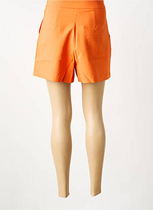 Short coupe droite orange LOLA ESPELETA femme