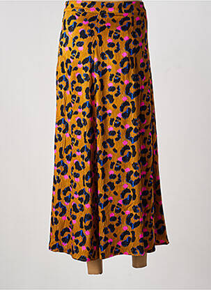 Jupe mi-longue jaune LOLA ESPELETA femme