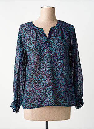 Blouse imprimé fantaisie manches longues vert LOLA ESPELETA femme