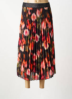 Jupe mi-longue coupe évasée noir LOLA ESPELETA femme