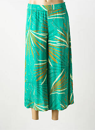 Pantacourt taille élastique vert LOLA ESPELETA femme