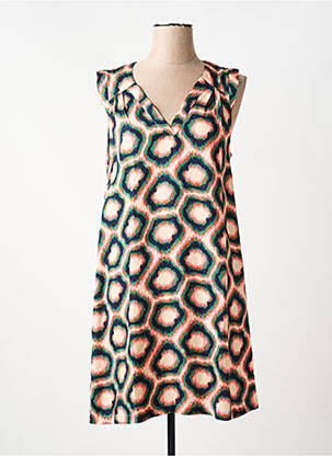 Robe courte sans manche sans manche bleu LOLA ESPELETA femme