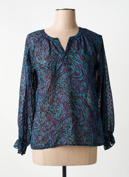 Blouse imprimé fantaisie manches longues vert LOLA ESPELETA femme