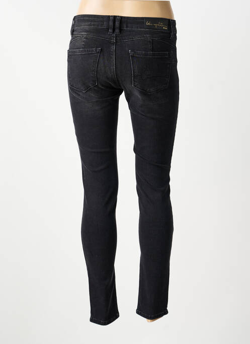 Jeans coupe slim broderie rivets taille normale noir LOLA ESPELETA femme