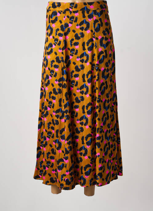 Jupe mi-longue jaune LOLA ESPELETA femme