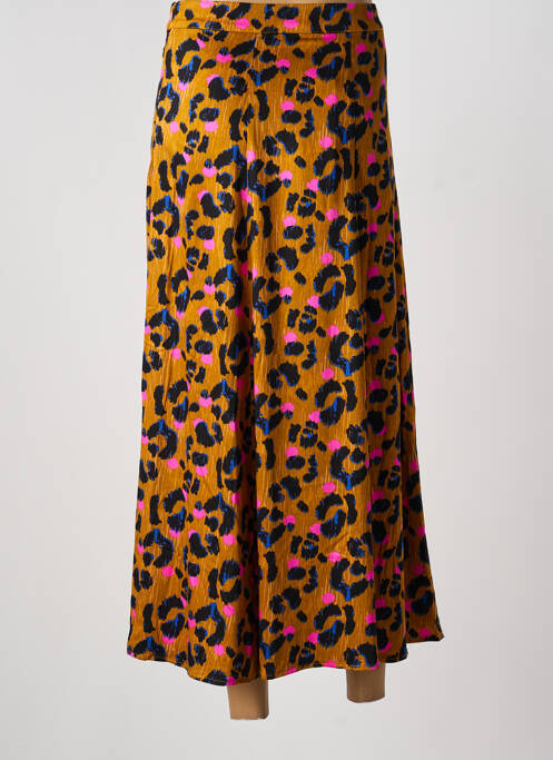 Jupe mi-longue jaune LOLA ESPELETA femme