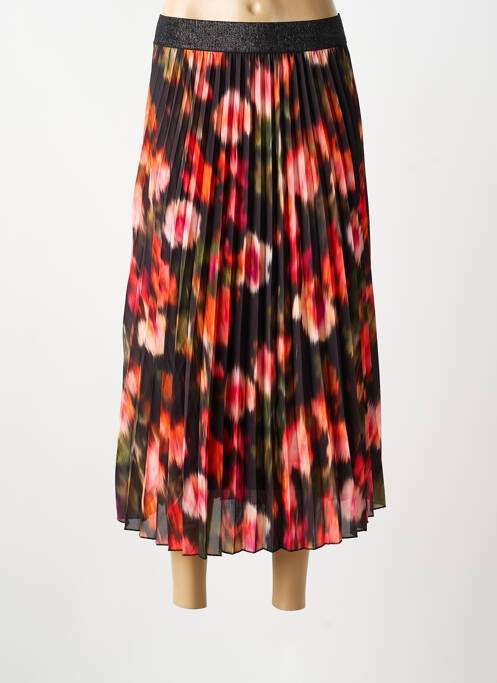 Jupe mi-longue coupe évasée noir LOLA ESPELETA femme