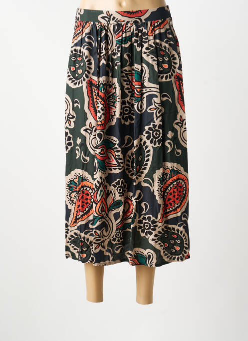 Jupe mi-longue coupe droite noir LOLA ESPELETA femme