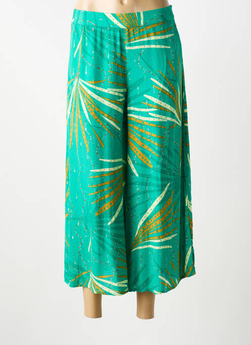 Pantacourt taille élastique vert LOLA ESPELETA femme