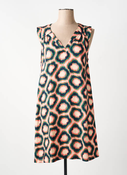 Robe courte sans manche sans manche bleu LOLA ESPELETA femme