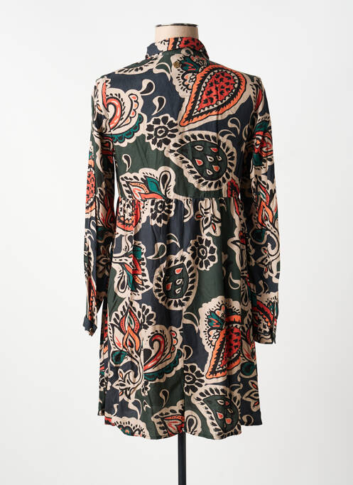 Robe courte manches longues manches longues vert LOLA ESPELETA femme