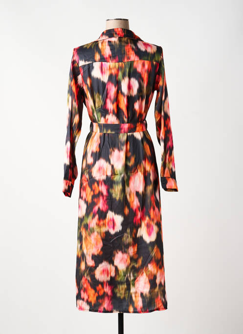 Robe longue manches longues manches longues orange LOLA ESPELETA femme