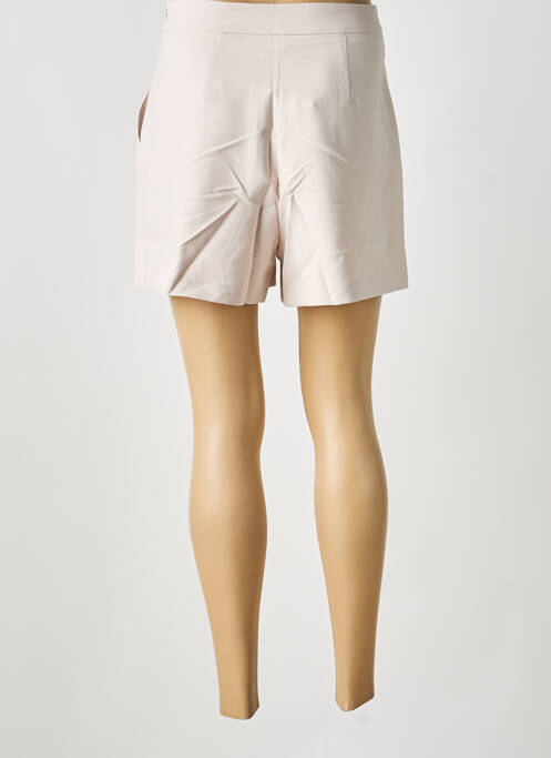 Short coupe droite beige LOLA ESPELETA femme
