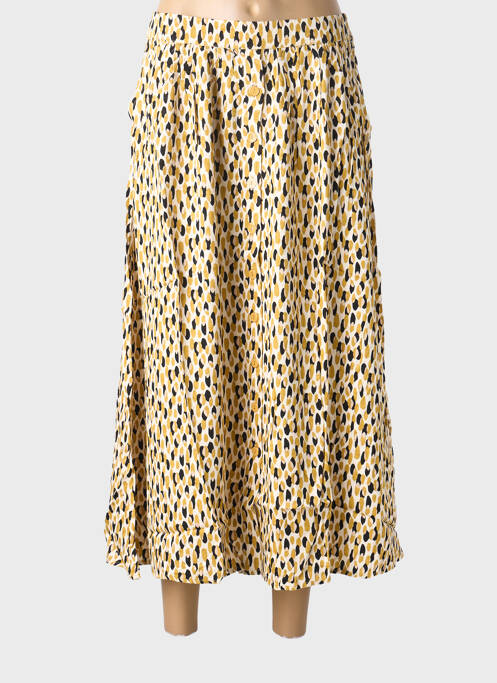 Jupe longue imprimé fantaisie jaune LOLA ESPELETA femme