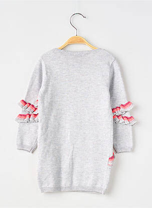 Robe pull manches longues manches longues gris BILLIEBLUSH fille