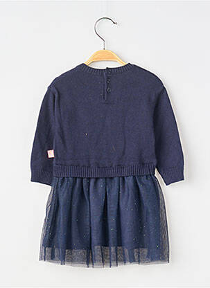 Robe mi-longue doublure manches longues bleu BILLIEBLUSH fille