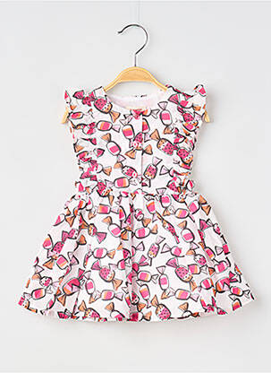 Robe mi-longue sans manche sans manche rose CATIMINI fille