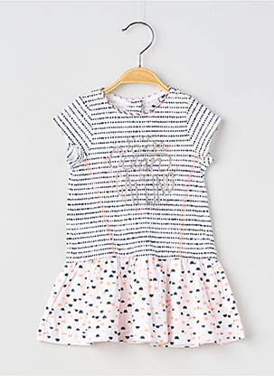 Robe mi-longue manches courtes manches courtes noir 3 POMMES fille