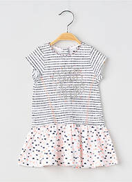 Robe mi-longue manches courtes manches courtes noir 3 POMMES fille