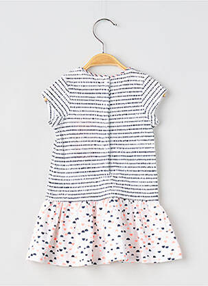 Robe mi-longue manches courtes manches courtes noir 3 POMMES fille