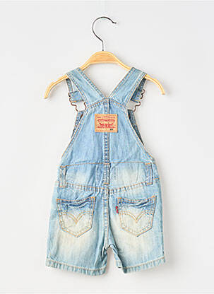 Salopette fermeture boutonnée sur le devant fines bretelles bleu LEVI'S fille