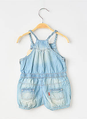 Combishort resserrée sur le bas fines bretelles bleu LEVI'S fille