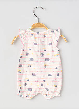 Combishort sans manche sans manche blanc 3 POMMES fille