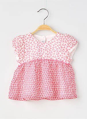 Blouse imprimé fantaisie manches courtes rouge ABSORBA fille