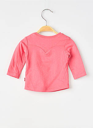 Top manches longues manches longues rose LEVI'S fille