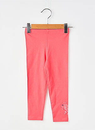 Legging slim taille élastique rouge 3 POMMES fille