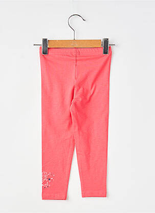 Legging slim taille élastique rouge 3 POMMES fille