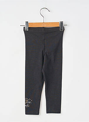 Legging slim taille élastique noir 3 POMMES fille