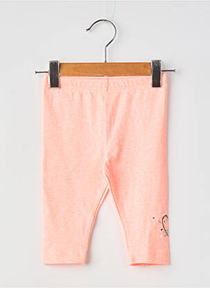 Legging sérigraphie taille élastique orange 3 POMMES fille