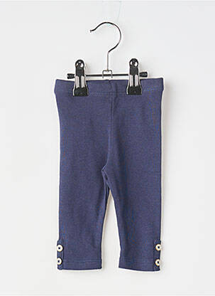Legging slim taille élastique bleu ABSORBA fille