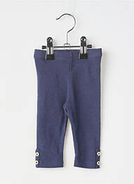 Legging slim taille élastique bleu ABSORBA fille
