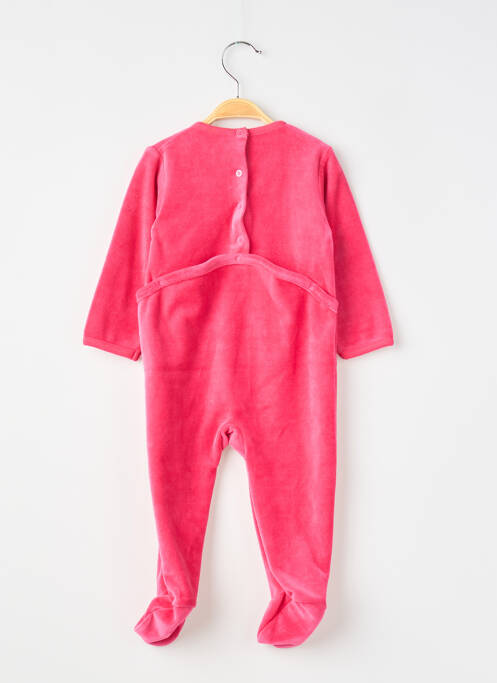 Pyjama fermeture pressionnée rose ABSORBA fille
