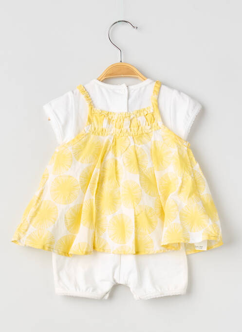 Combi-pantalon col rond jaune ABSORBA fille