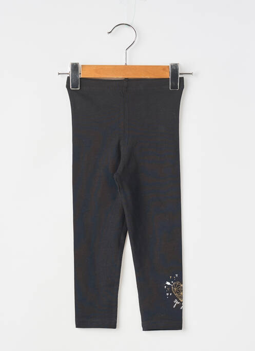 Legging slim taille élastique noir 3 POMMES fille