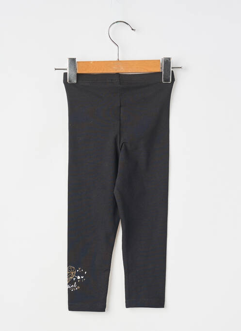 Legging slim taille élastique noir 3 POMMES fille