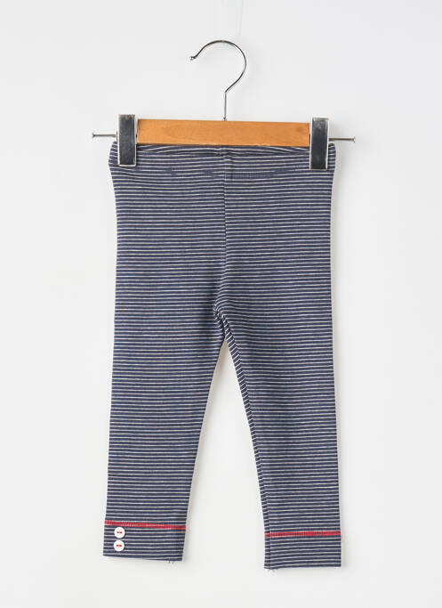 Legging slim taille élastique bleu ABSORBA fille