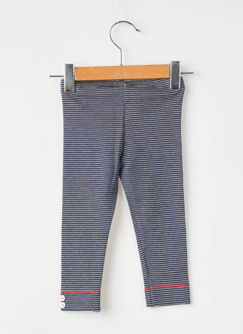 Legging slim taille élastique bleu ABSORBA fille