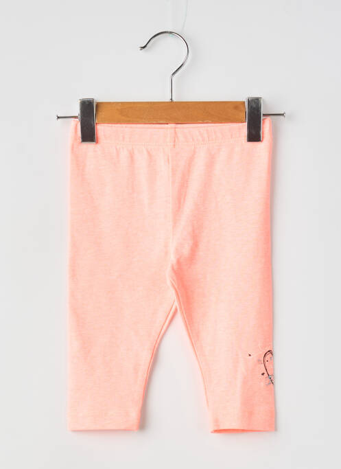 Legging sérigraphie taille élastique orange 3 POMMES fille