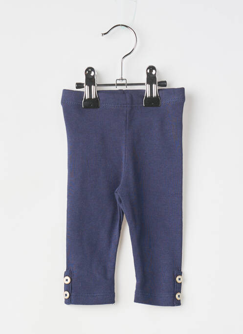 Legging slim taille élastique bleu ABSORBA fille