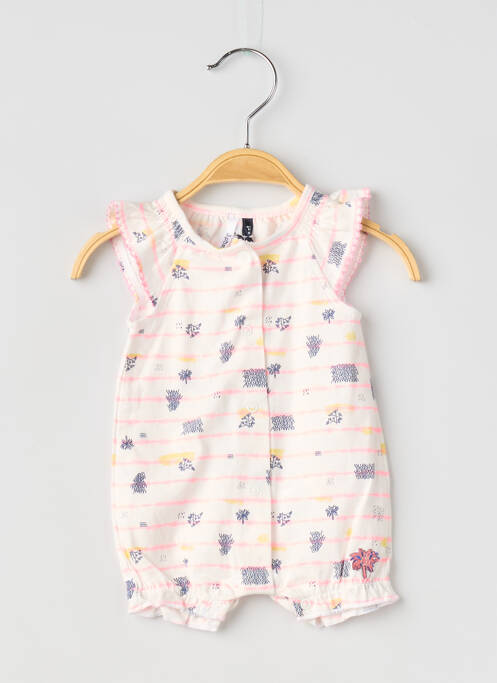 Combishort blanc 3 POMMES fille