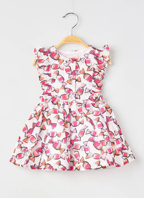 Robe mi-longue rose CATIMINI fille