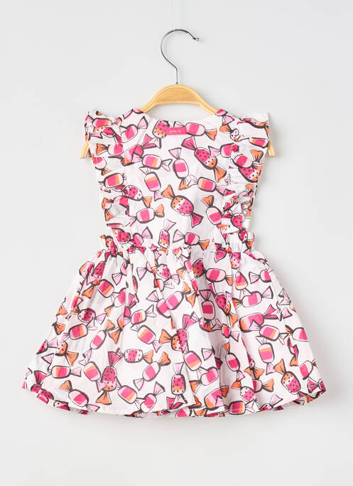 Robe mi-longue rose CATIMINI fille