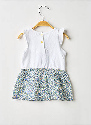 Robe mi-longue sans manche sans manche blanc ABSORBA fille