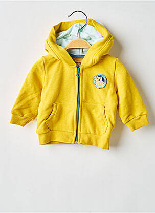 Veste casual col rond jaune CATIMINI garcon