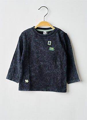 T-shirt manches longues manches longues noir 3 POMMES garcon